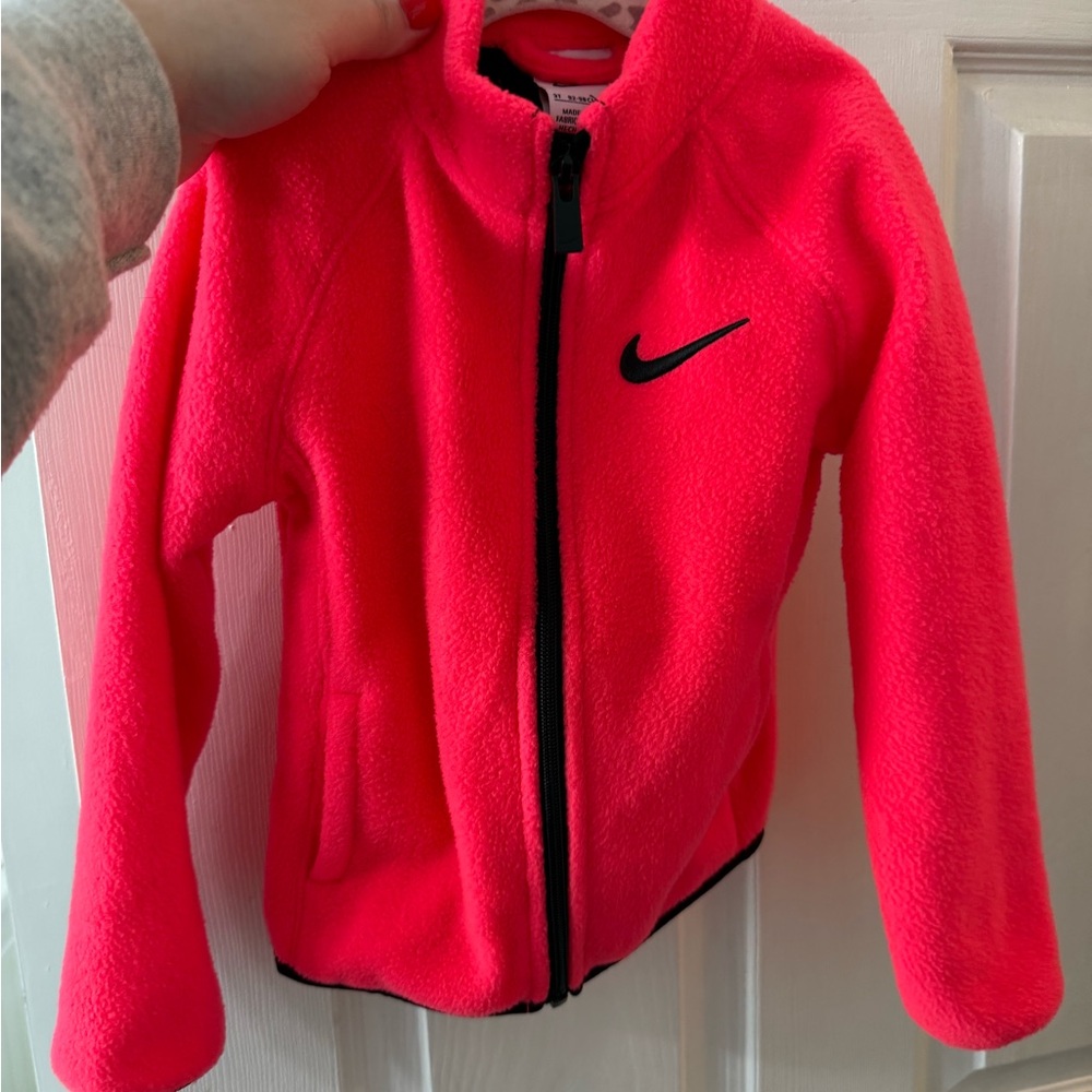 Nike Kids Bright Pink Fleece Jacket